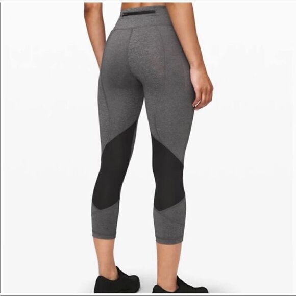 Lululemon Pace Rival Crop Leggings Women Size 6 - Picture 2 of 10